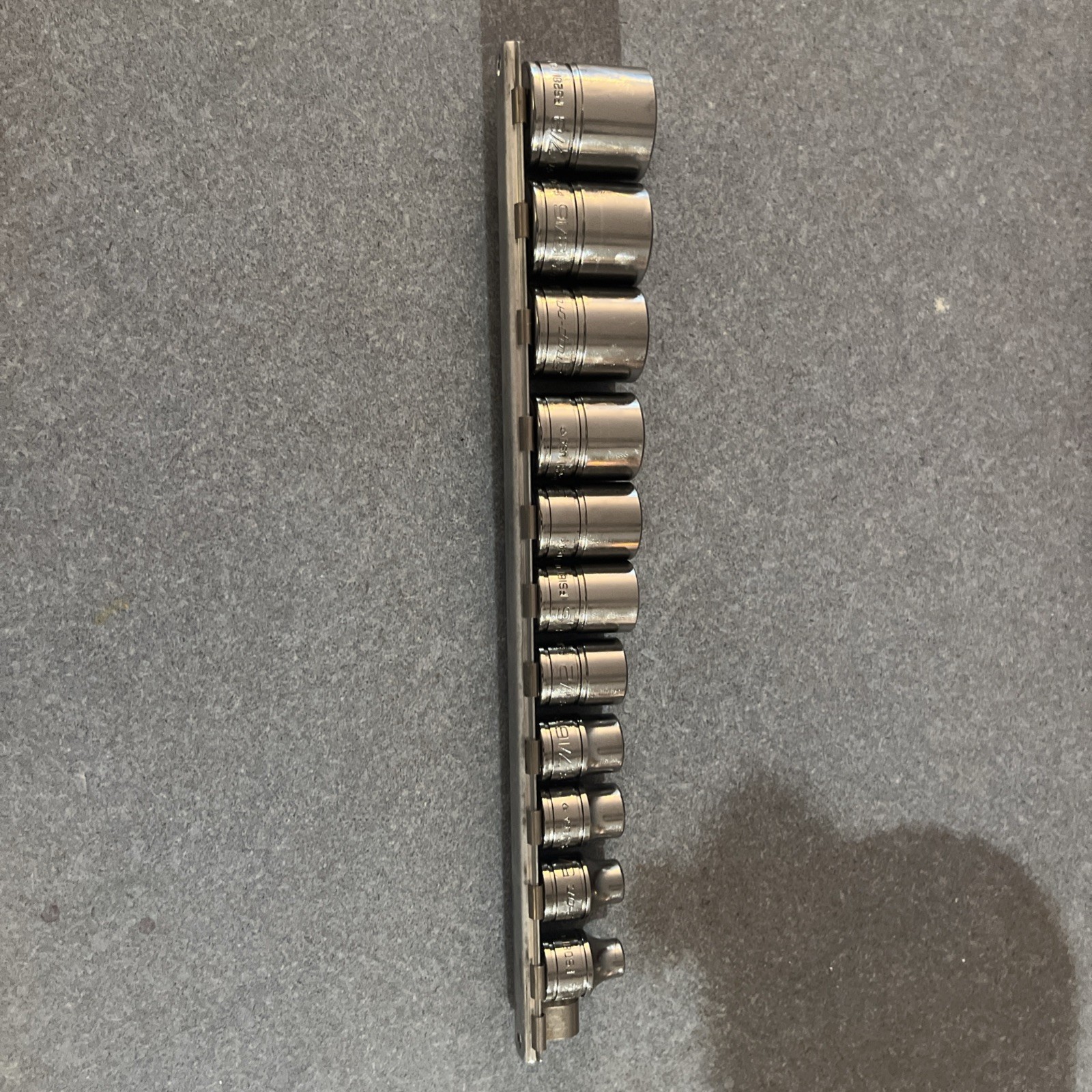 Snap-On Socket Set 3/8″ Drive 1/4″ to 7/8″ 6 Point 11 Pieces