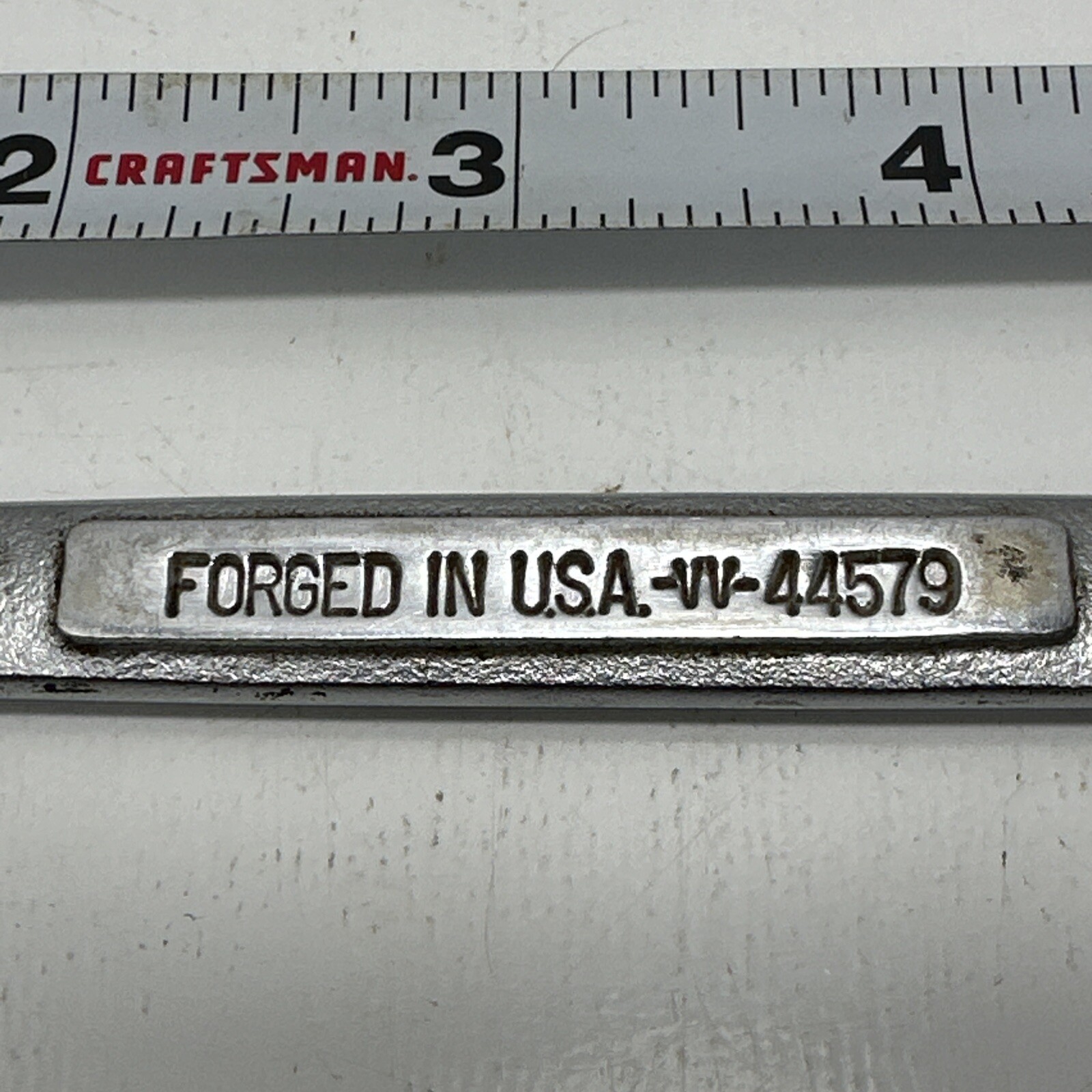 Craftsman -VV- Series 44579 1/2″-9/16″ in Double Open End Wrench USA EUC