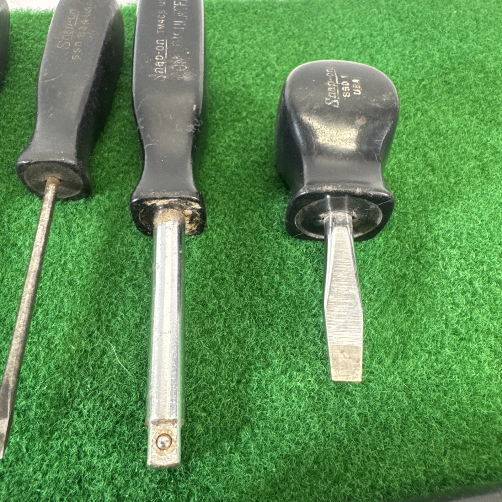 Snap-on USA Screwdriver Pick Lot 8 Pc SSD8 SSD6 SDDP31 TM4CS SSD1 SSD234