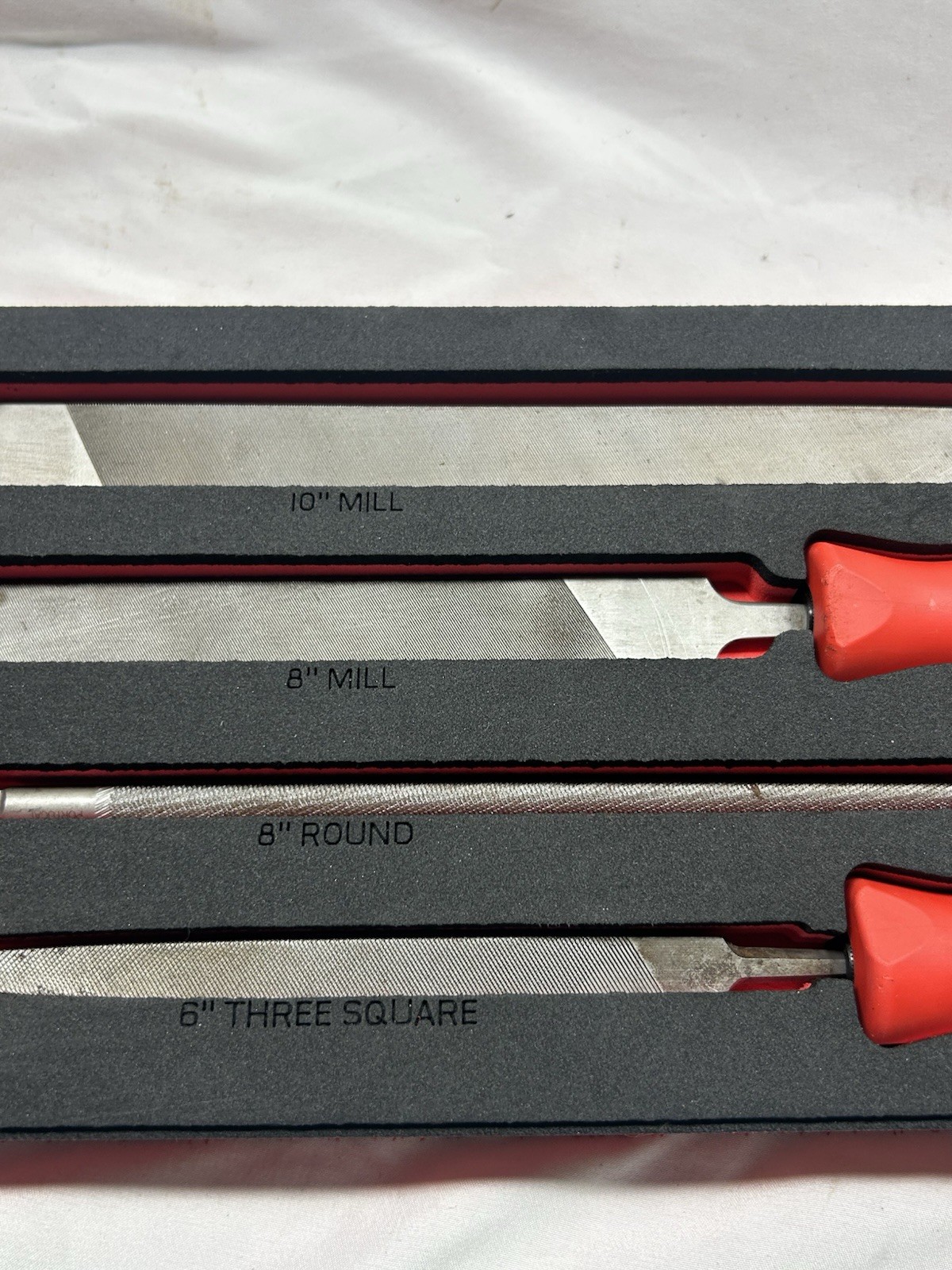 Snap-on™ SGHBF500AFR 4-piece Instinct Soft Grip Handle Mixed File Foam Set