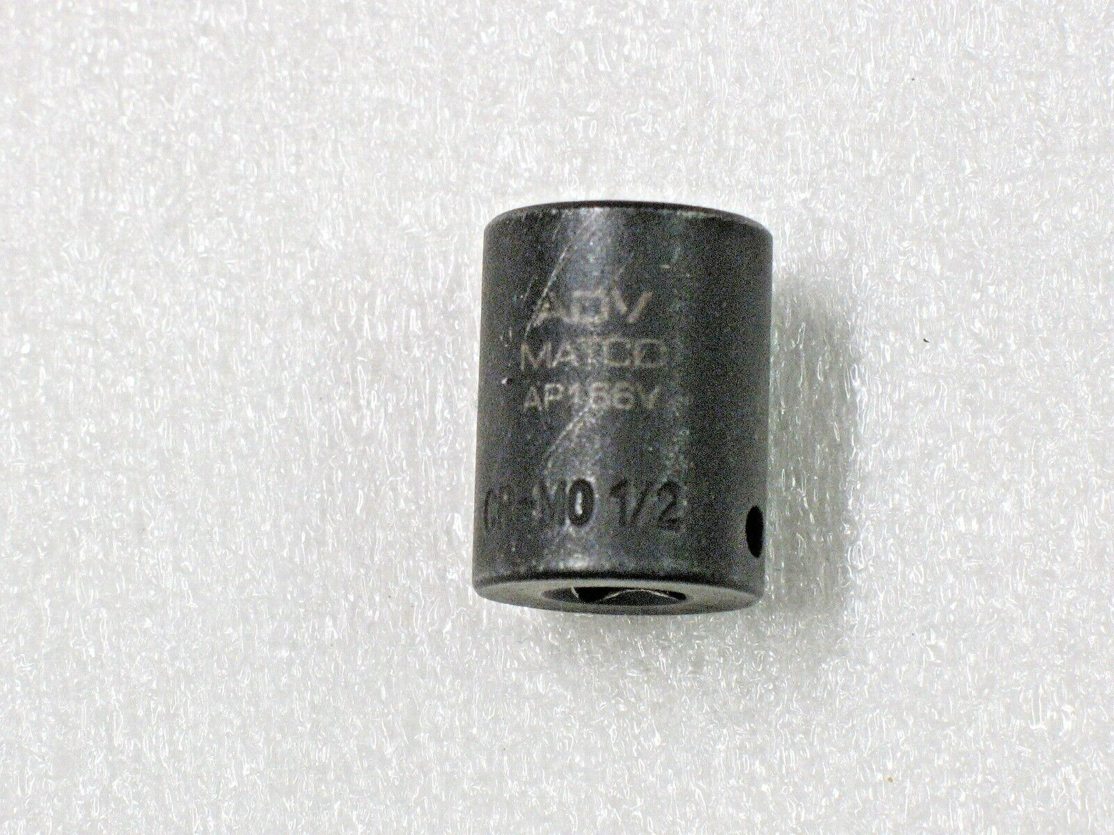 Matco ADV AP166V 1/2in. 1/4in. Dr. 6 Pt. Shallow Impact Socket