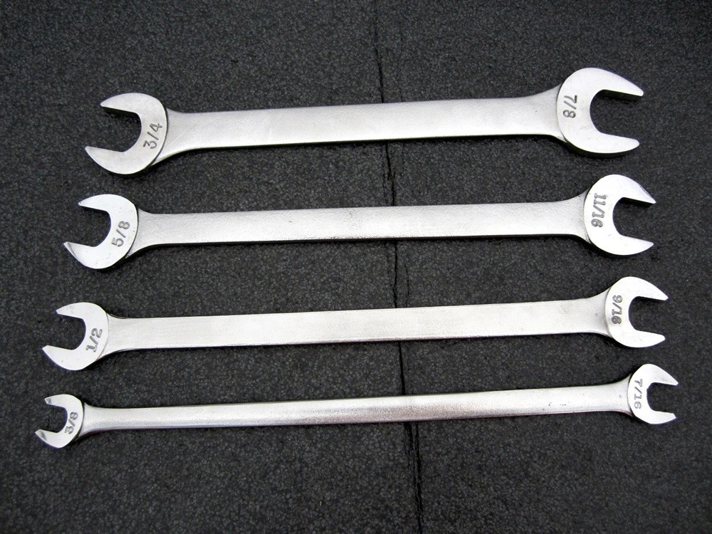Vintage Craftsman 4pc SAE Tappet Wrench Set -V- Made in USA