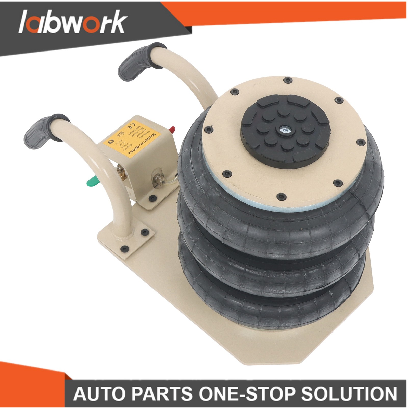 Labwork Triple Bag Air Jack 3 Ton 6600lb 17.7″ for Car SUV Lifting