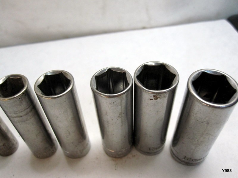 CRAFTSMAN set of 10 sockets mix lot see description