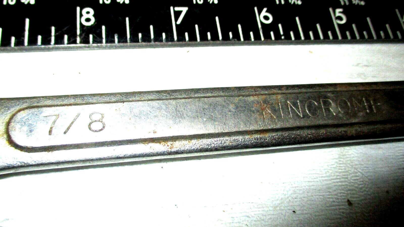 Vintage Kincrome Combination Wrench 7/8″ See Pictures For Details.