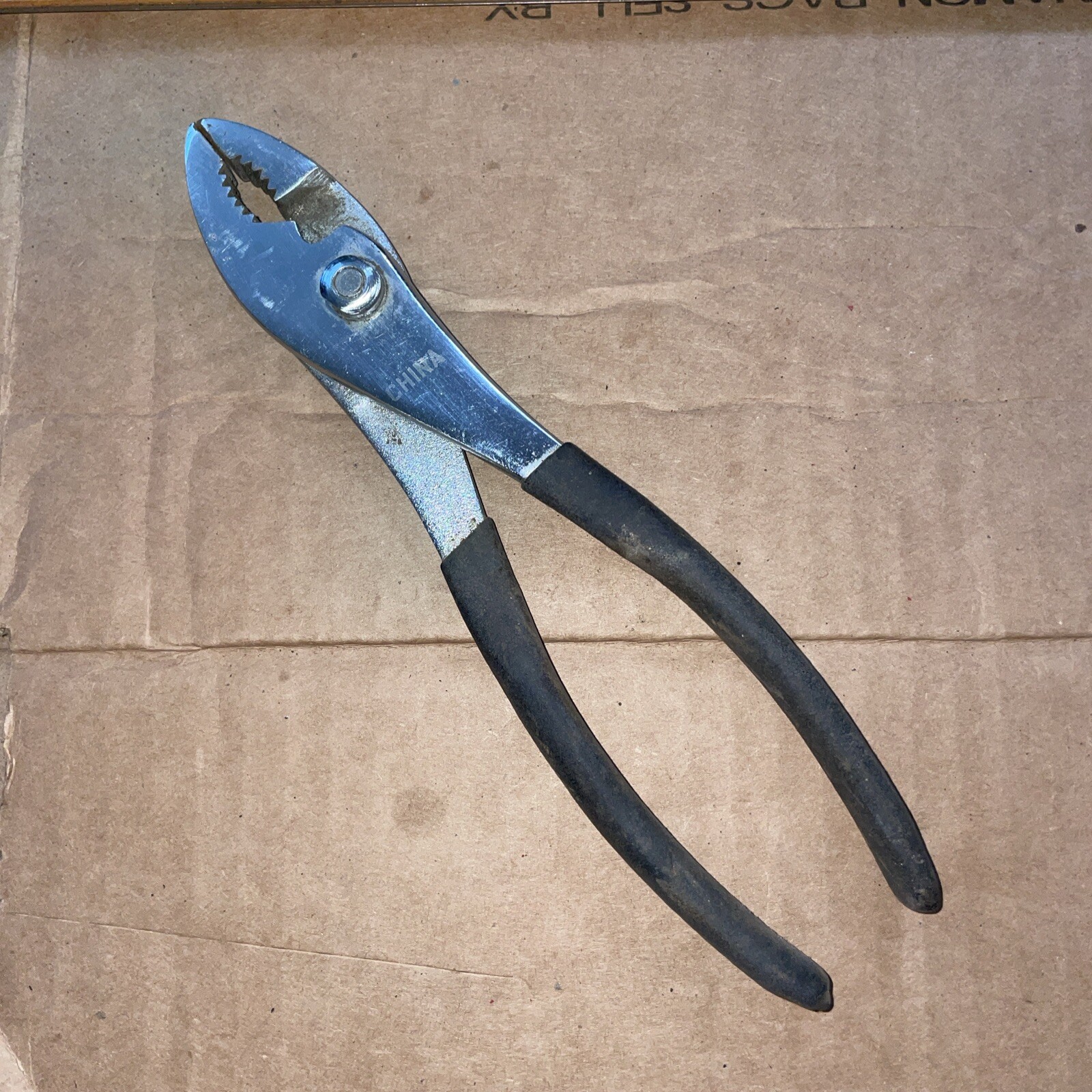 KR Tools USA 8” Black Soft Grip Slip Joint Pliers See Photos !
