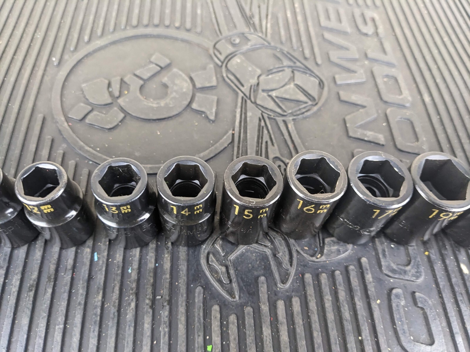 #aw458 MATCO Tools 1/2″ Drive METRIC 6 POINT IMPACT SOCKET SET