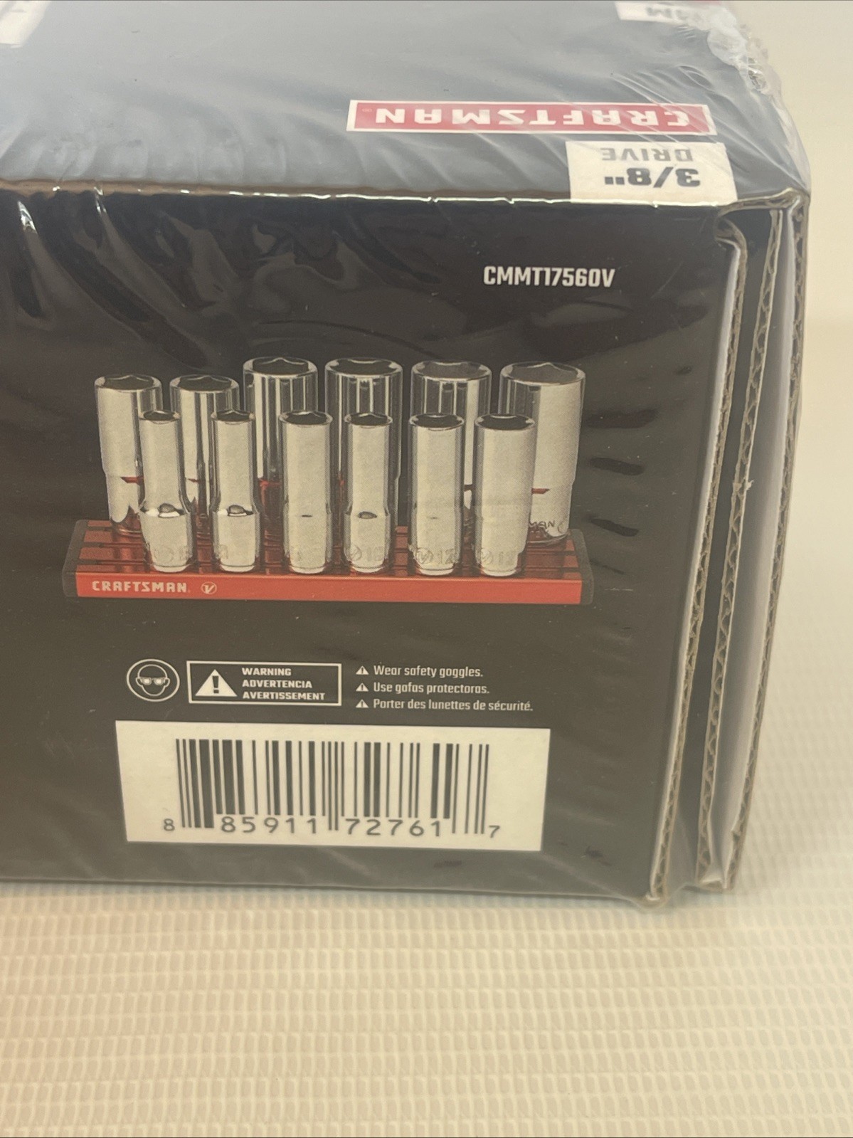 12 Pieces CRAFTSMAN V-Series METRIC MM Deep Socket 3/8″ Drive 6 Point CMMT17560V