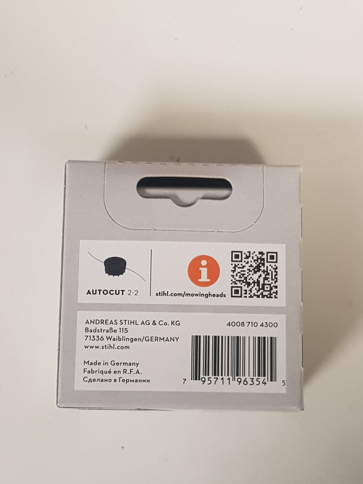 GENUINE AUTOCUT 2-2 SPOOL WITH LINE SUITS STIHL FSE52 FSA56 4008 710 4300