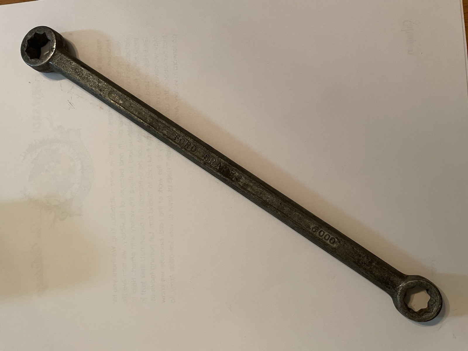 TOOLS FORD BRAKES BOX END WRENCH 1/2-7/16 FREE SHIPPING IN THE US