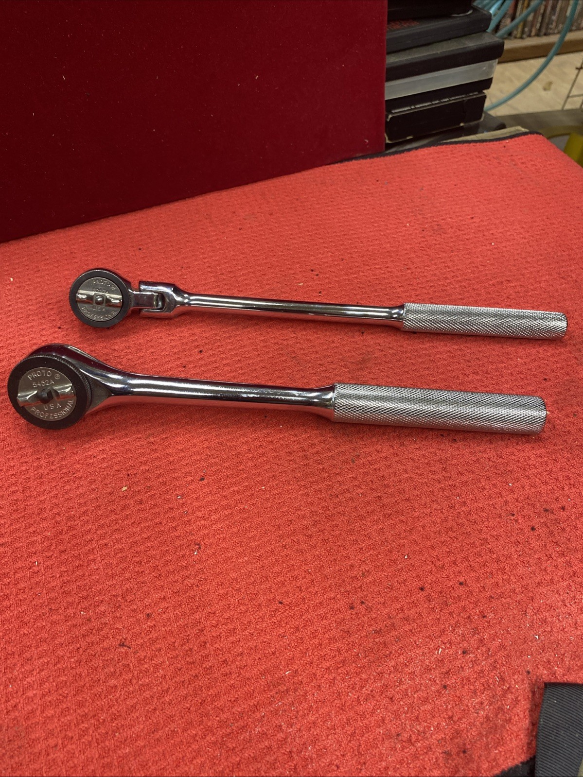 Proto Professional Ratchets 5452A 5257A Great Condition Flex Head