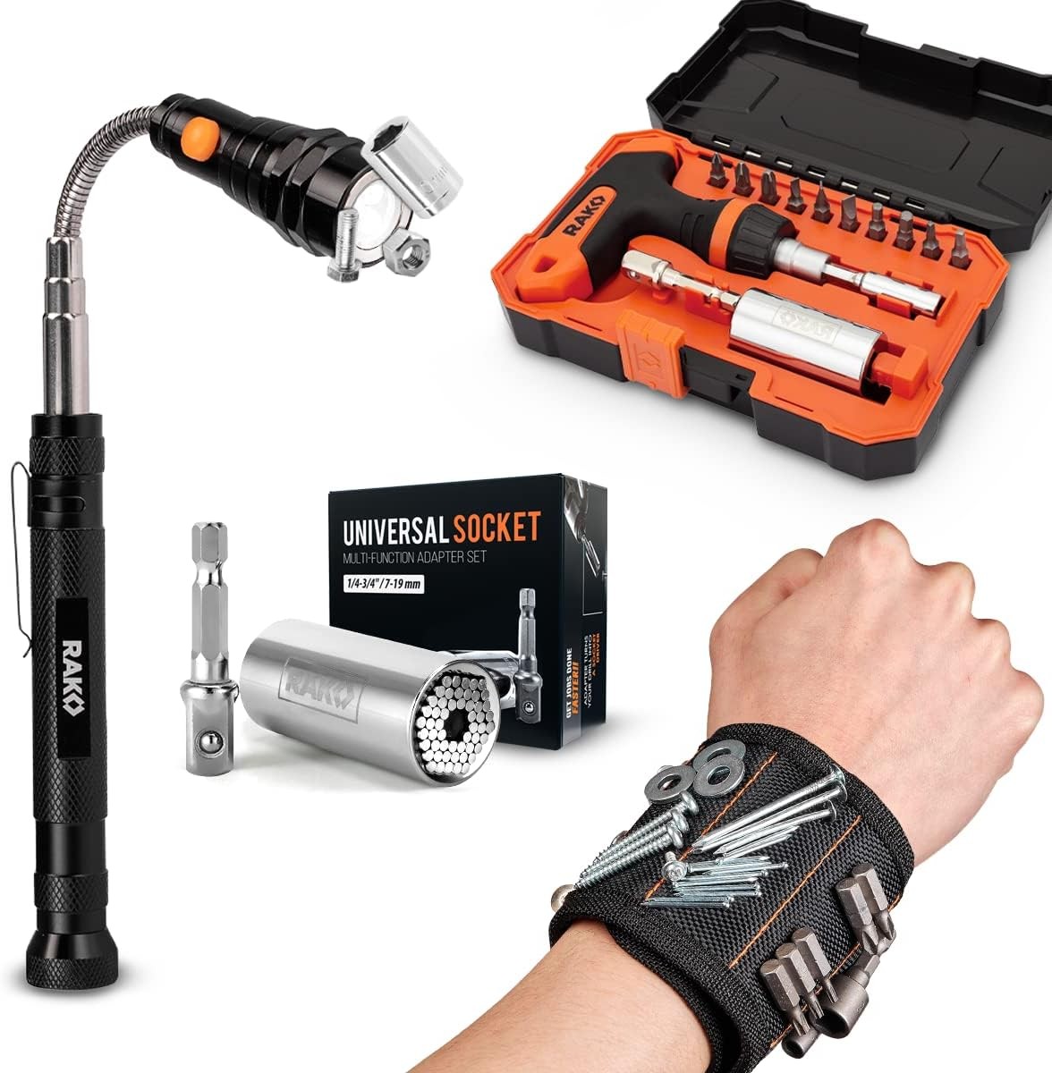 RAK Super Universal Socket Tool, 7-19mm Wrench Single