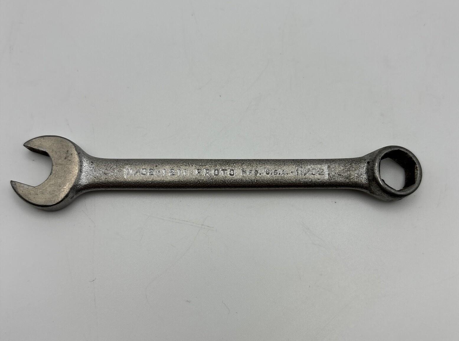 PROTO 1211 COMBINATION WRENCH 11/32 INCH 6PT USA 4”