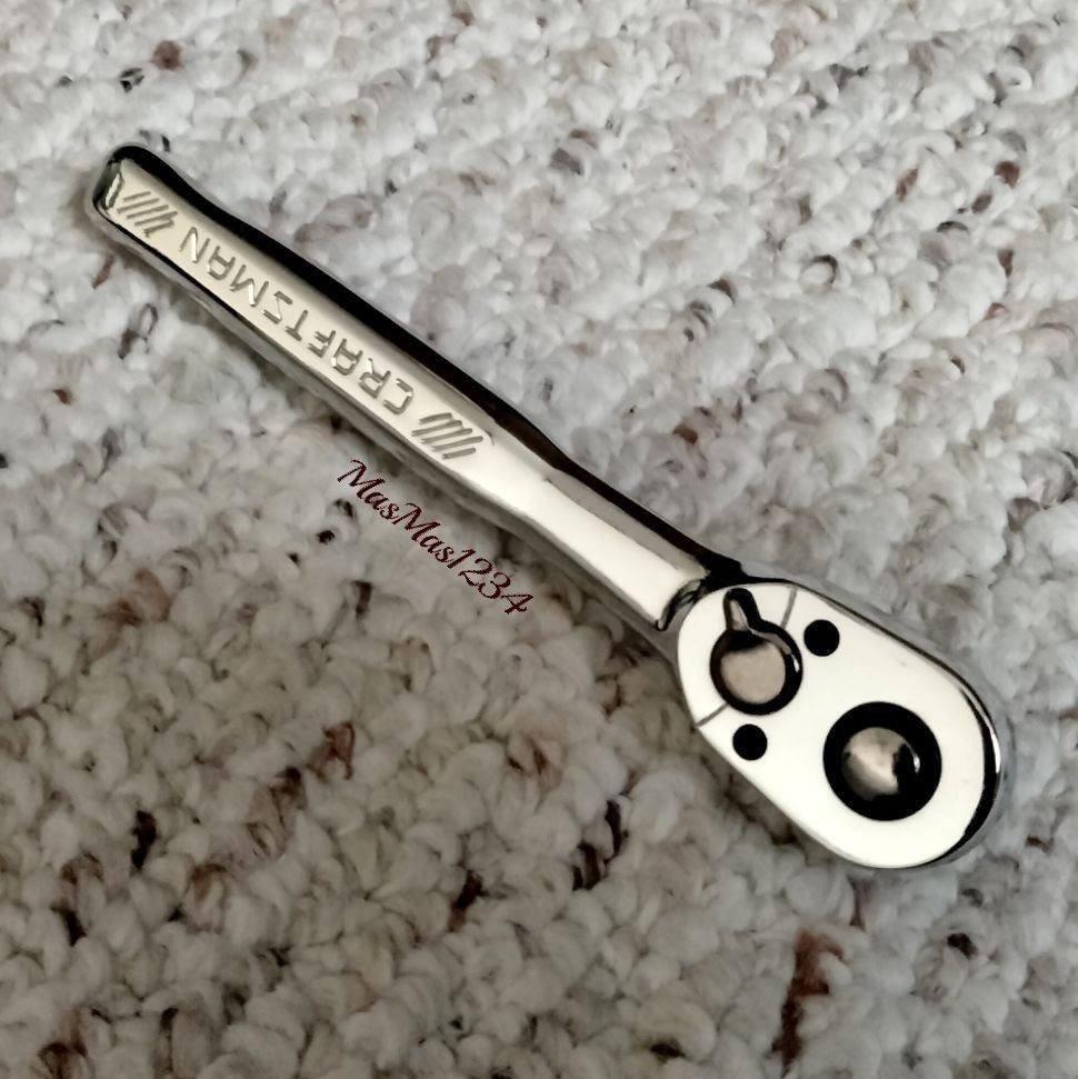 CRAFTSMAN 1/4-in Drive 72-Tooth Quick-Release Ratchet CMMT81747 Pear Head NEW