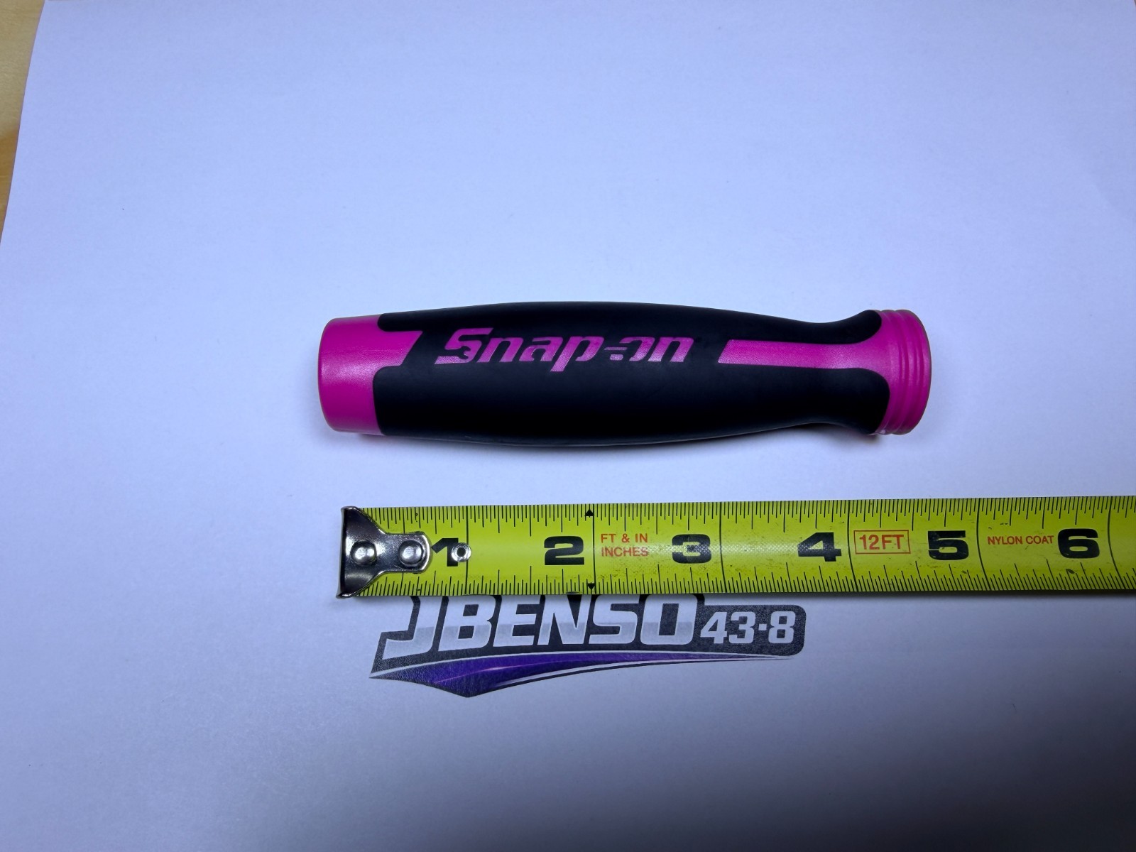 Snap-on Tools USA NEW RARE PINK CYNERGY 3/8″ Drive Replacement Ratchet Soft Grip