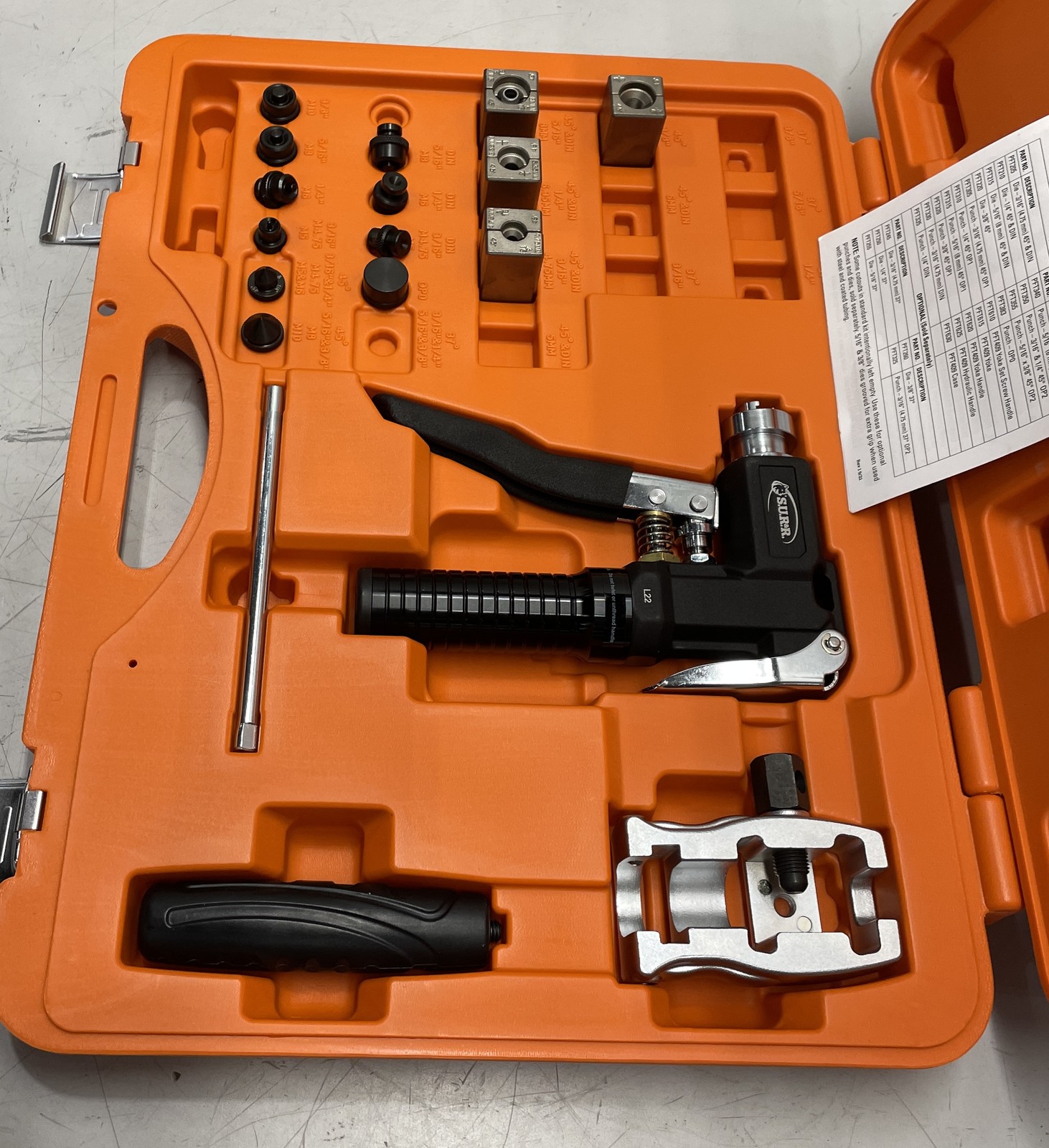 S.U.R.&R. Pistol Grip Flaring Tool Kit PFT409