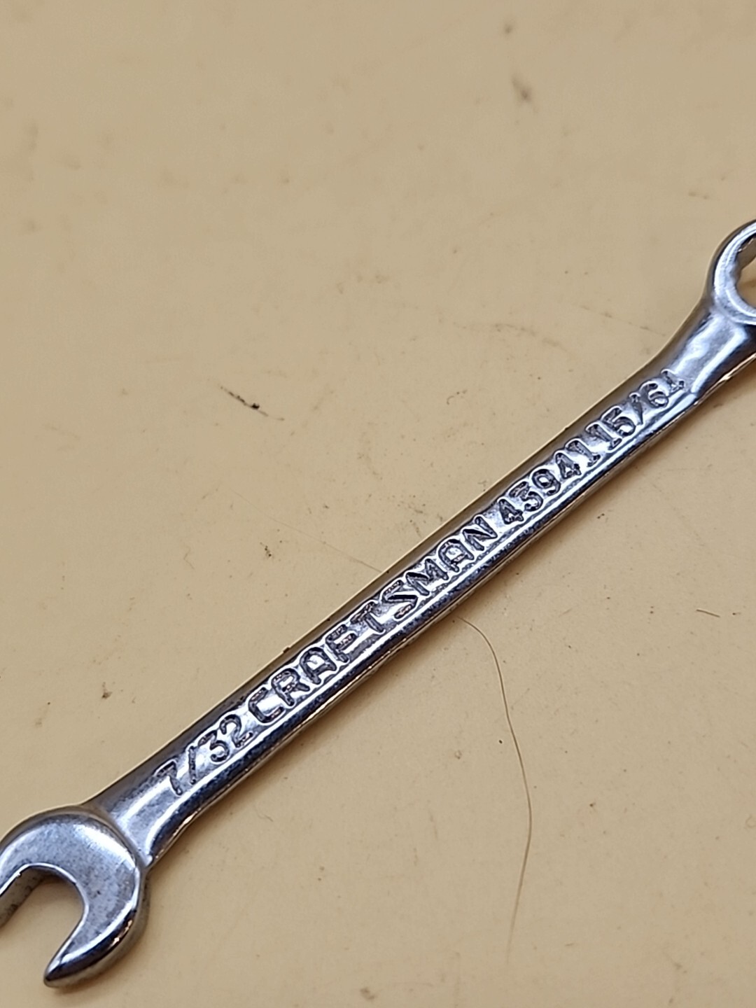 Craftsman 43941 7/32 X 15/64 In SAE Ignition 12 Point Wrench USA