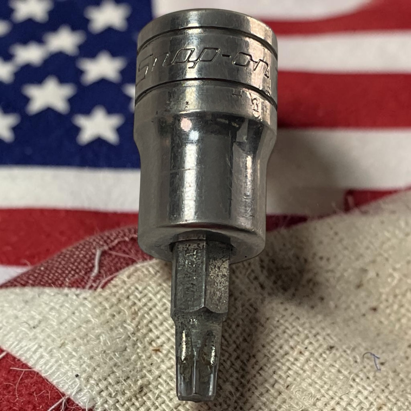 Snap-on Torx Bit Socket T27 3/8″ Drive FTX27E Sold As Pictured Mechanic Tool USA