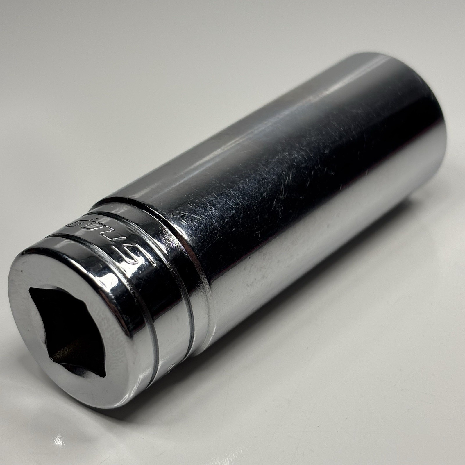 Snap On Tool S261 1/2 Dr 12Pt SAE 13/16 Flank Dr Deep Chrome Socket USA 1988