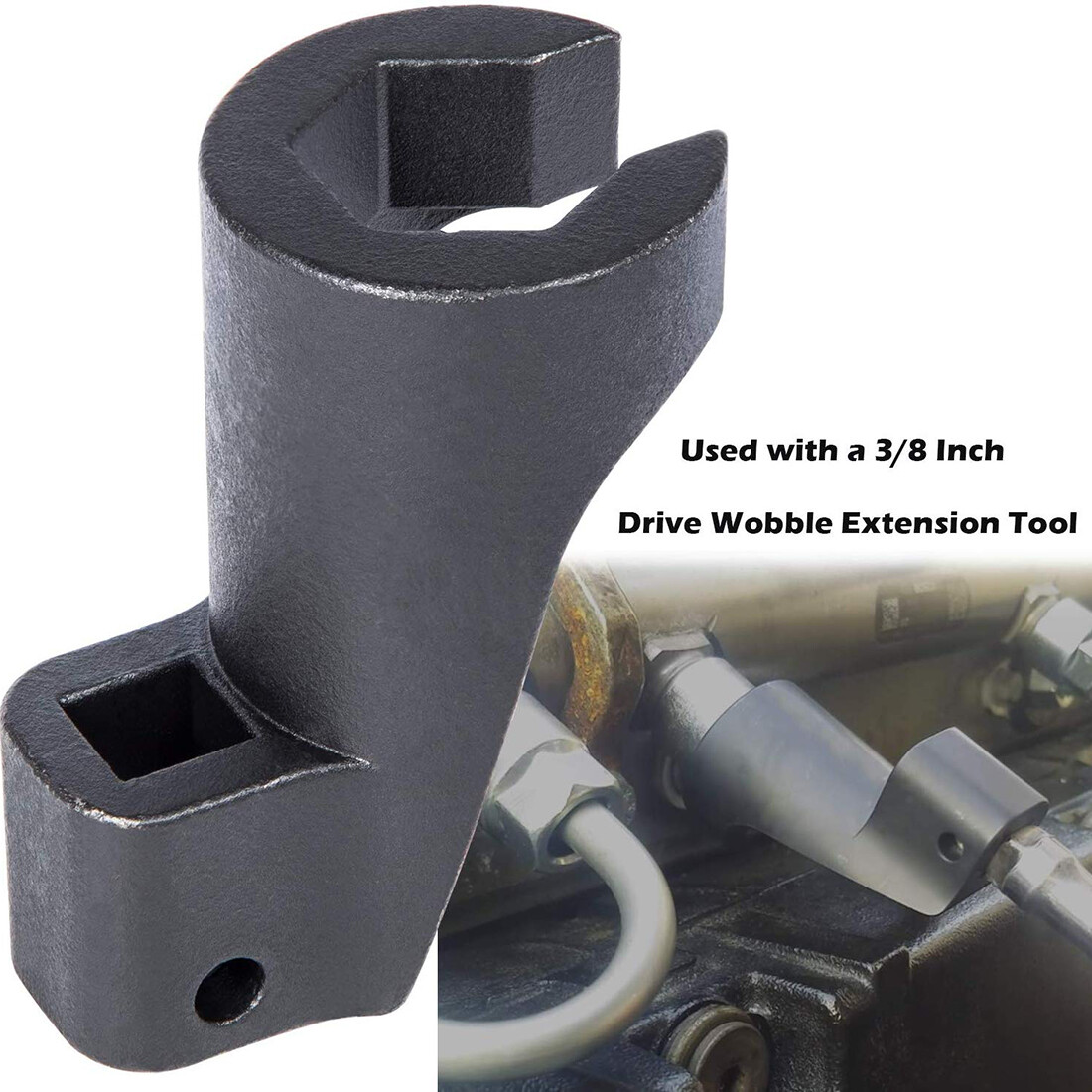 19MM High Pressure Fuel Line Socket Wrench for Detroit Diesel DD13 DD15 DD16