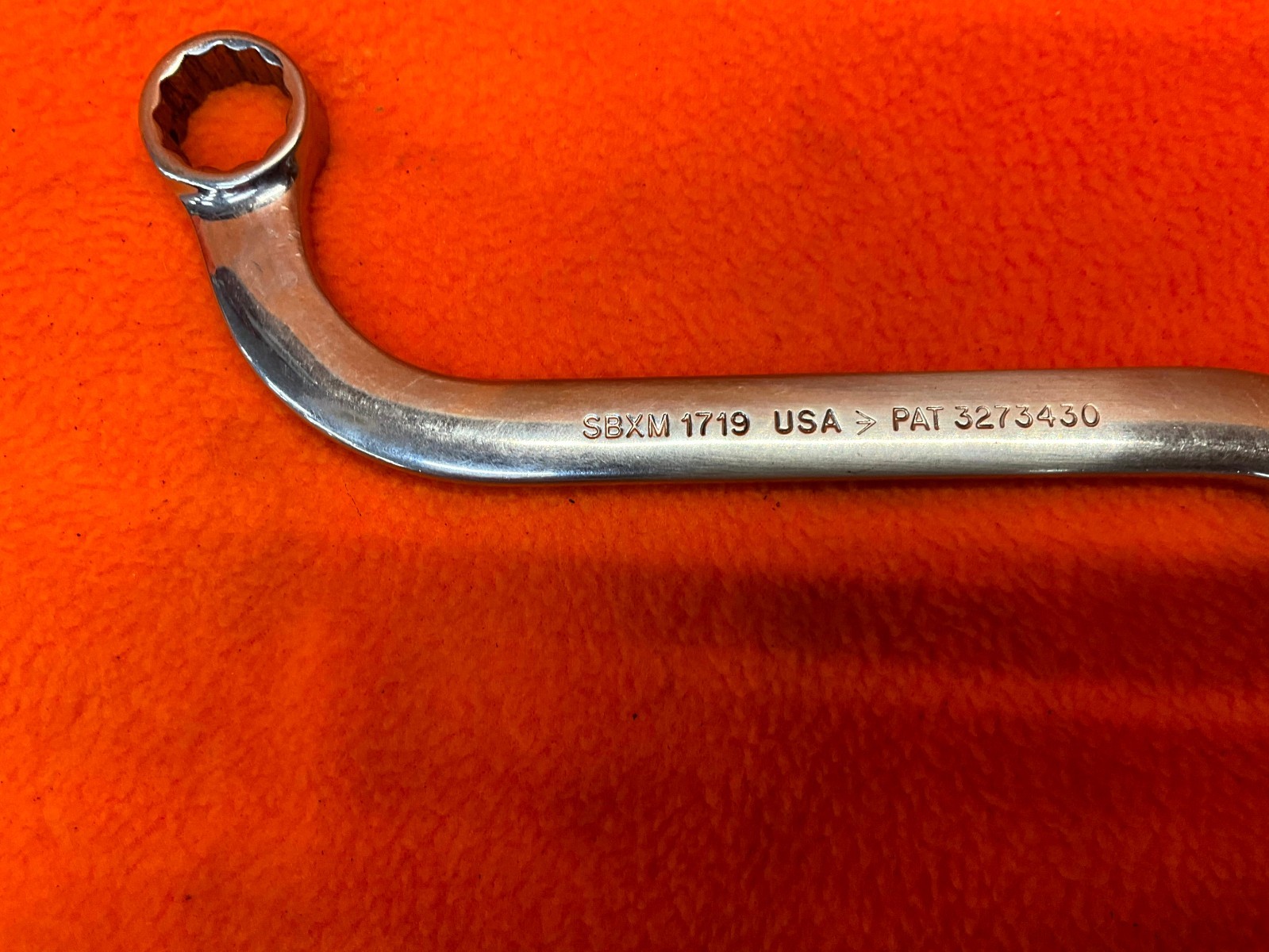 Snap-On Tools SBXM1719 17mm & 19mm S-Shaped 12 Point Box End Wrench