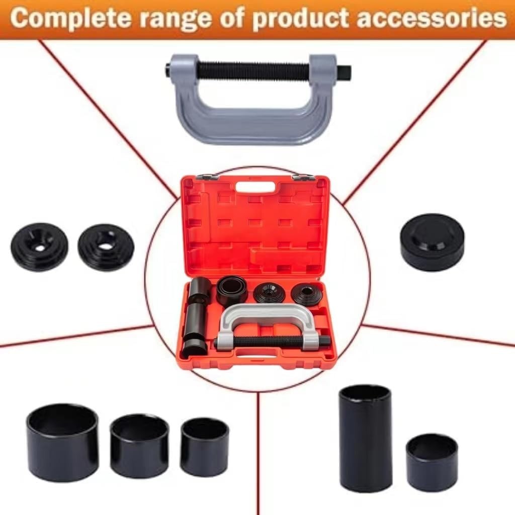 Universal 10PC Ball Joint Removal Tool Kit for Light Trucks & Cars – Durable