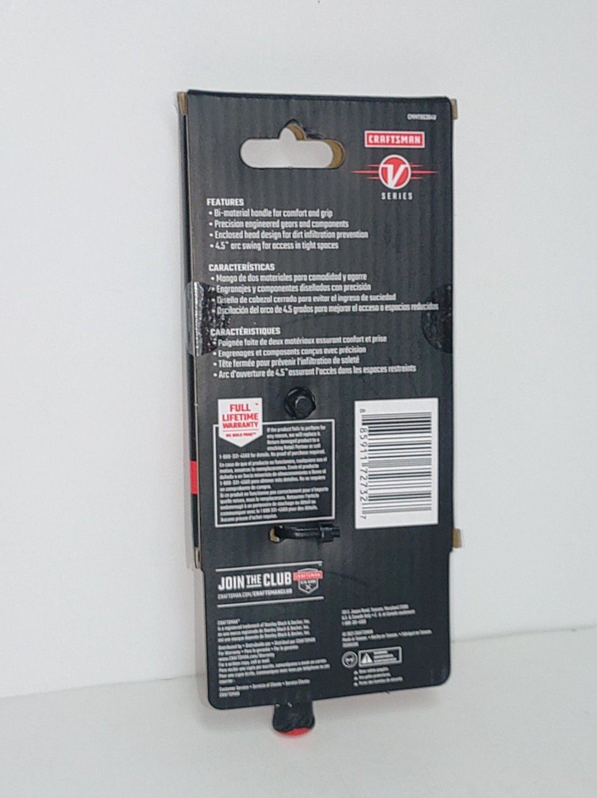 Craftsman V-Series 1/4″ Drive Comfort Grip Ratchet CMMT86304V