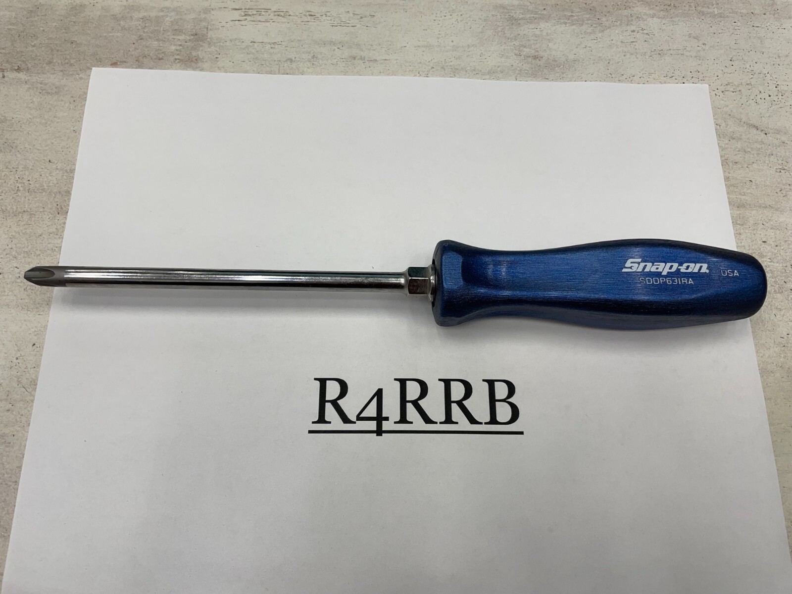 Snap-on Tools USA NEW POWER BLUE Hard Handle #3 Phillips Screwdriver SDDP63IRAMB