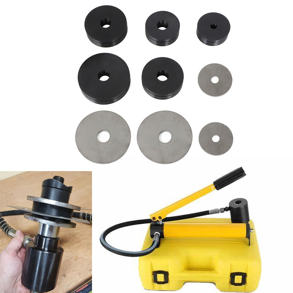 Sheet Metal Dimple Die Set For Harbor Hydraulic Knockout Hole Punch Driver Kit