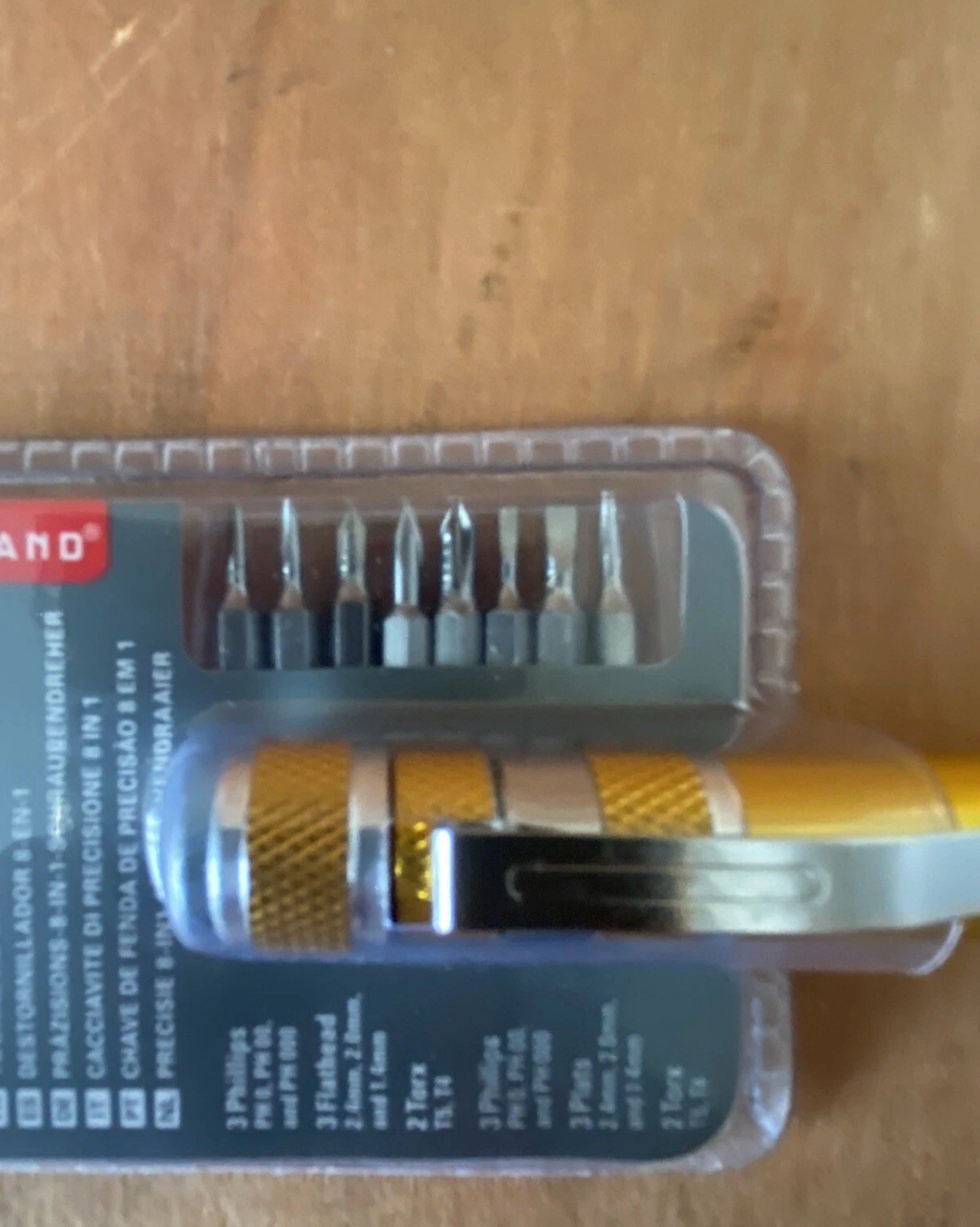 KIKKERLAND PRECISION 8 IN 1 SCREWDRIVER POCKET SIZE**NEW**