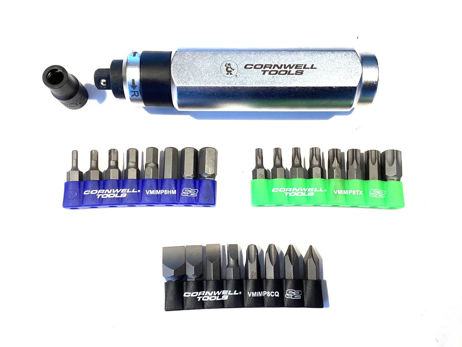 Cornwell Tools NEW 26 Piece 3/8″ Drive Hand Impact Driver Set In Foam VMIMP600CQ