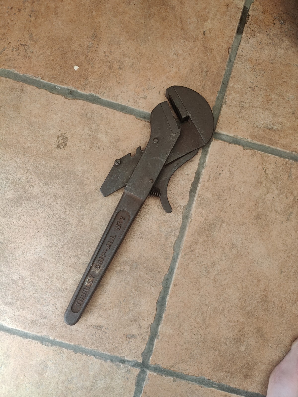 Thurley Grip-All Wrench No.2, Like Stilson Stilsons 14 Inch