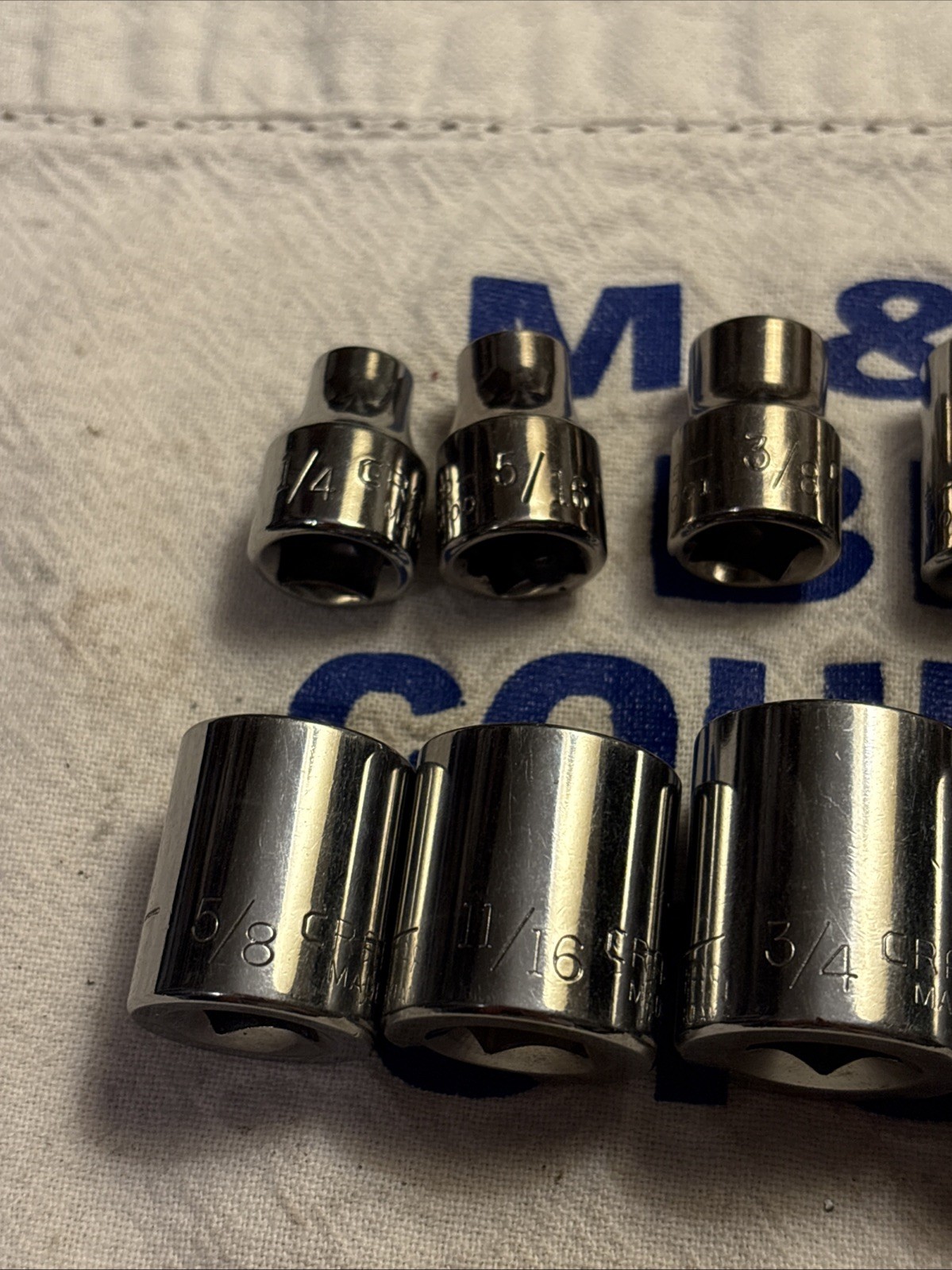 Craftsman USA 3/8″ Drive 11pc 6pt SAE Shallow Socket Set (1/4 to 7/8″)