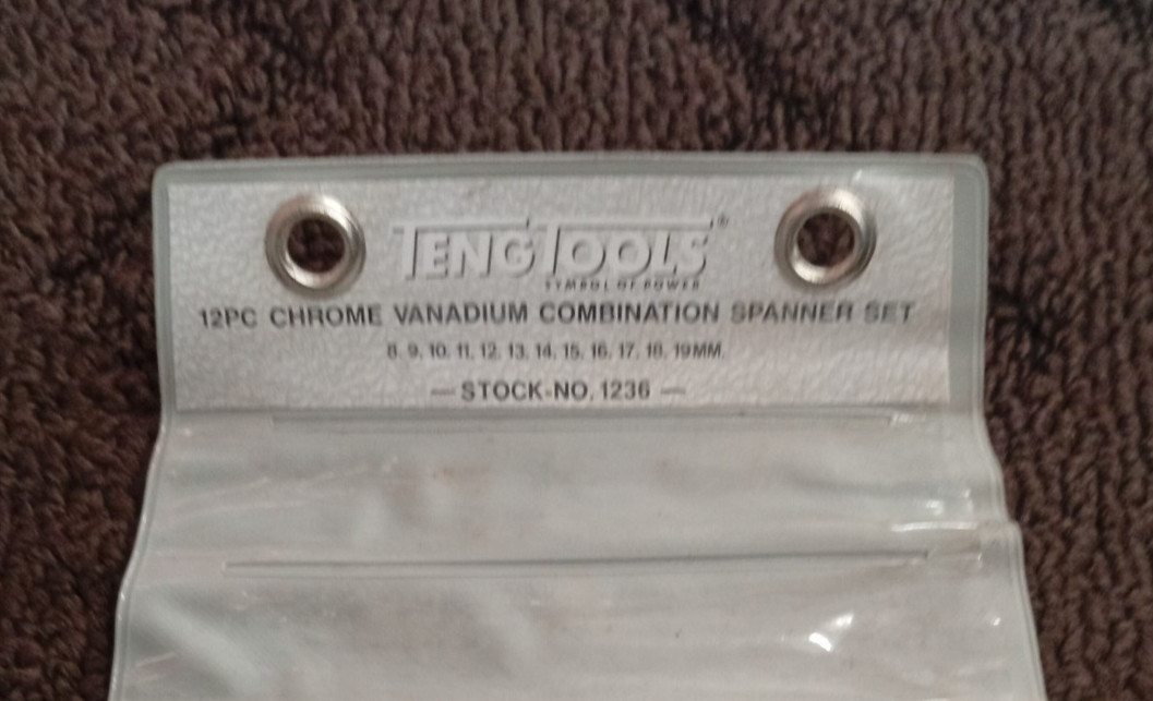 TENG-TOOLS, Stock No 1236, 12 Space Spanner Roll