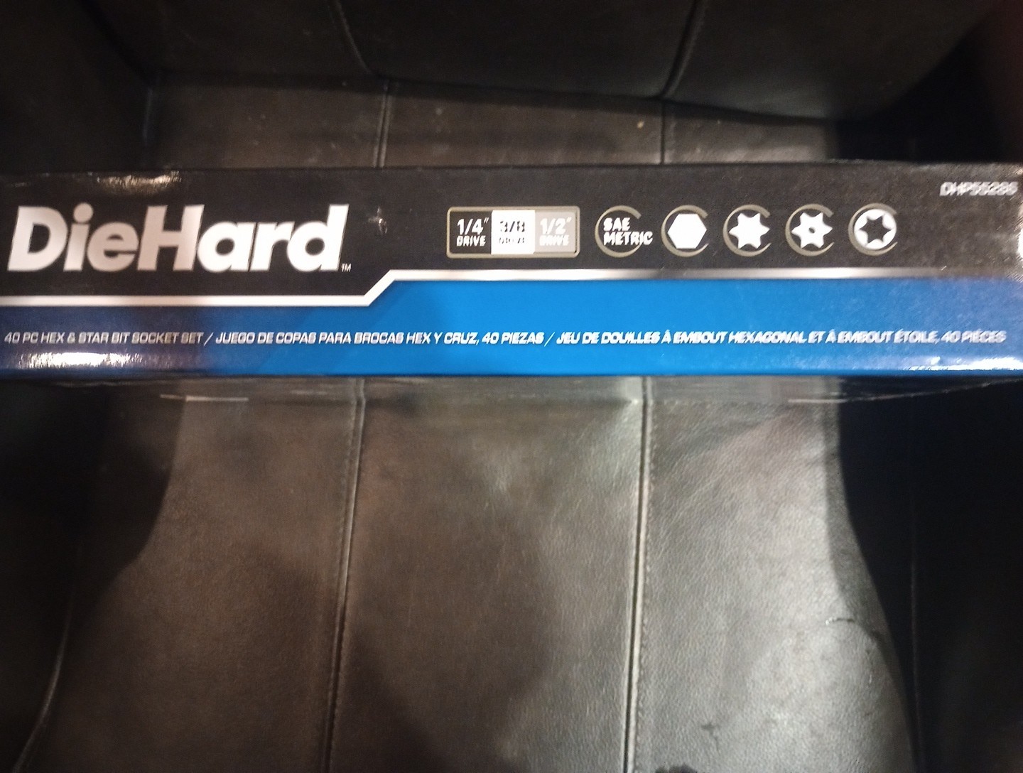 DieHard DHP55286 40pc Hex & Star Bit Socket Set SAE,METRIC