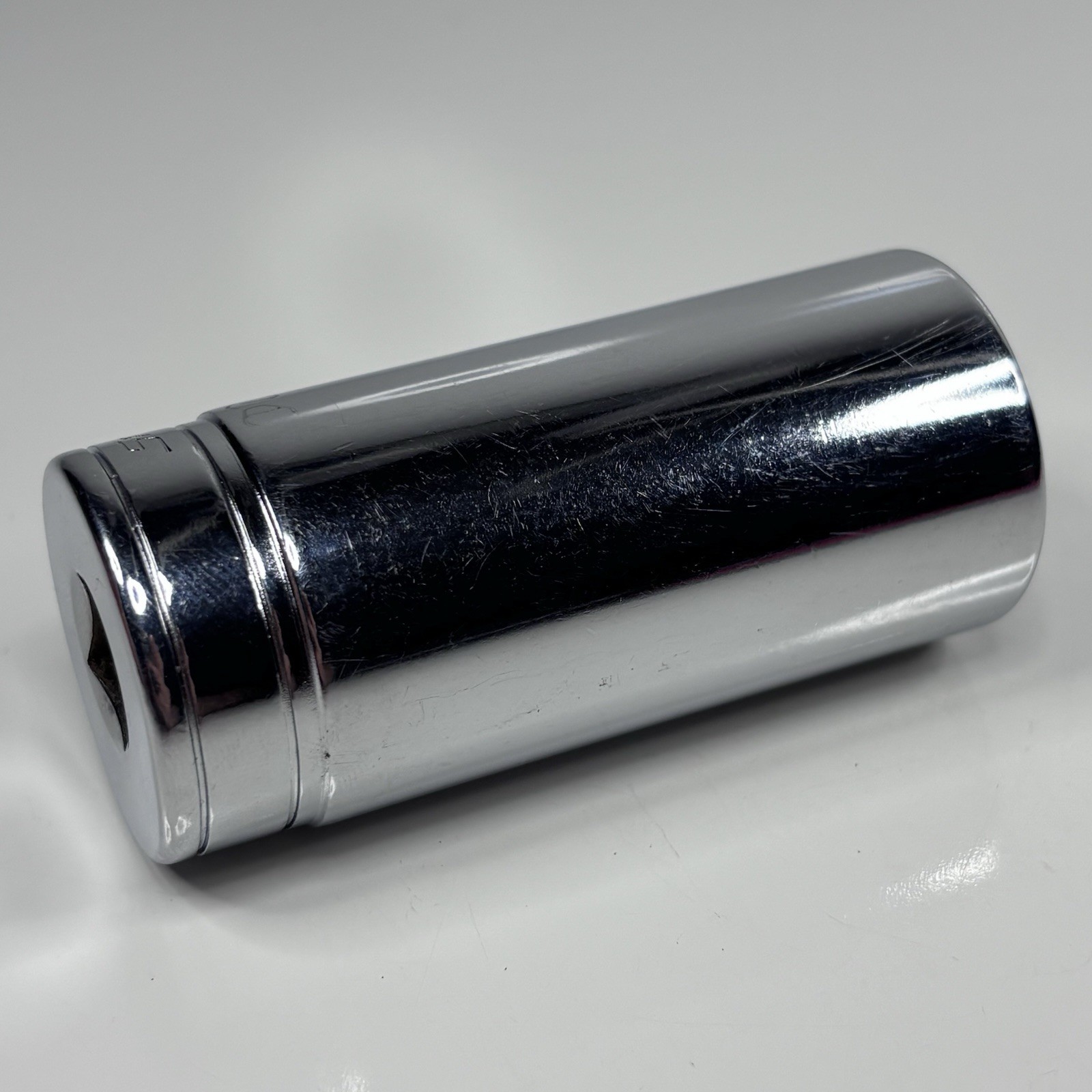 Snap On Tools SF301 3/8 Dr 12Pt SAE 15/16 Flank Dr Deep Chrome Socket USA VGC