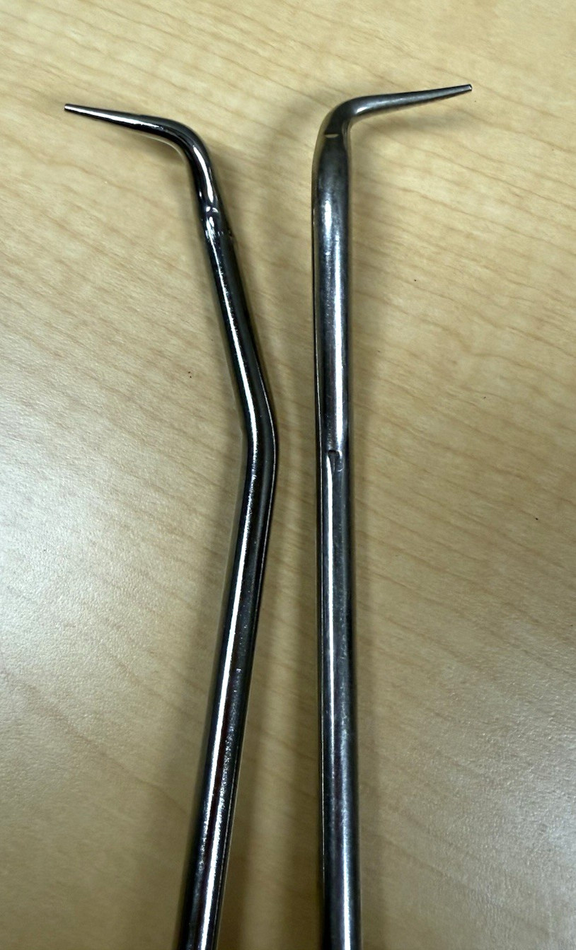 Snap-On Tools Radiator Hose Picks SGA1711B & 1712B Red/Black Handle