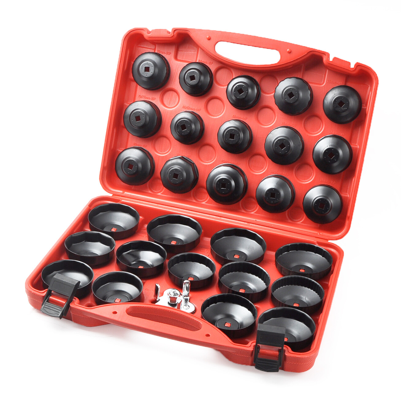 30pcs Oil Filter Cap Wrench Cup Socket Tool Set Mercedes BMW VW Audi Volvo Ford