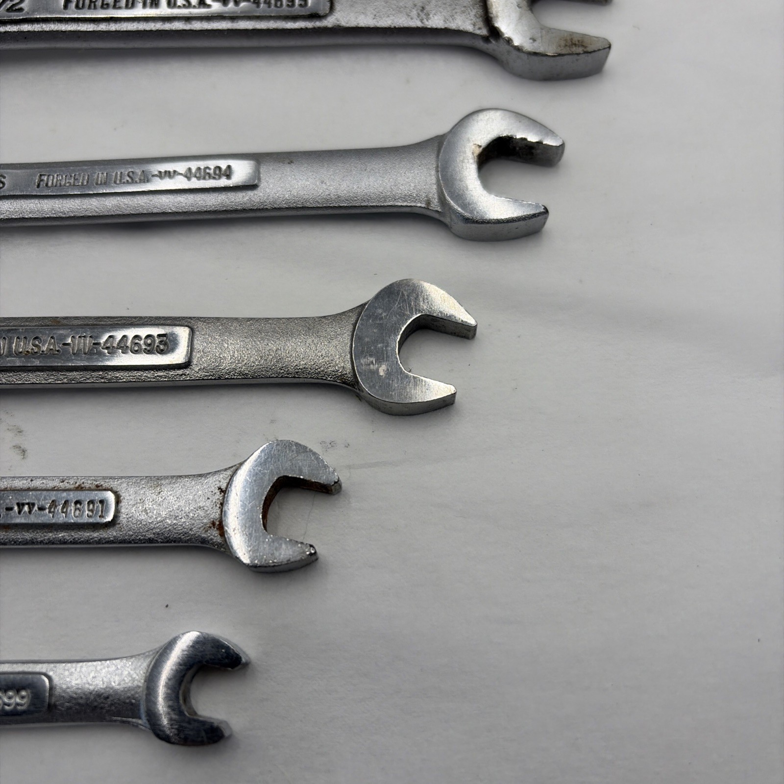 Vintage Craftsman -VV- SAE Combination Wrench Set of 9 Pieces See Description