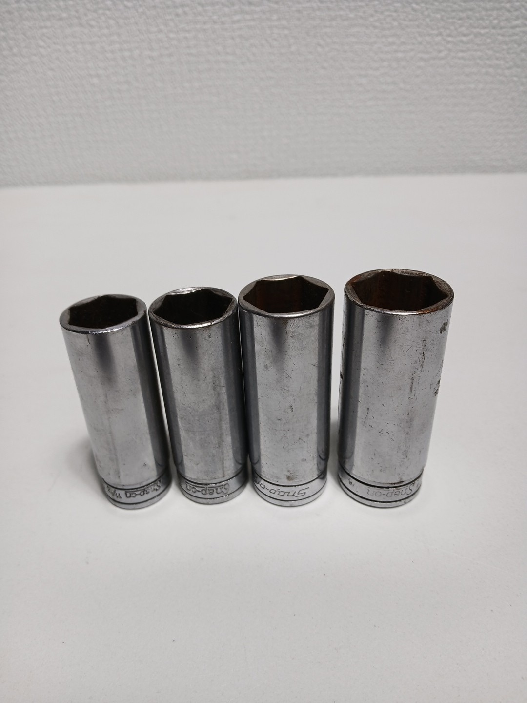 Snap-On 211SFSY 11pc 3/8″ Drive SAE Deep Chrome 6 Point Socket Set