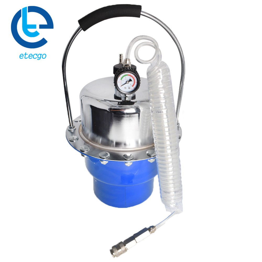 Portable Pneumatic Air Pressure Kit Brake + Clutch Bleeder Valve System Tool