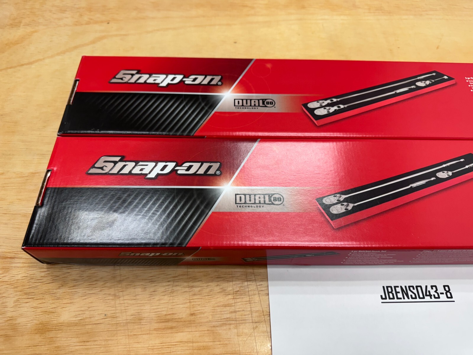 Snap-on Tools USA NEW 6pc 1/2″ Drive Chrome Fixed & Flex Head Ratchet Foam Sets