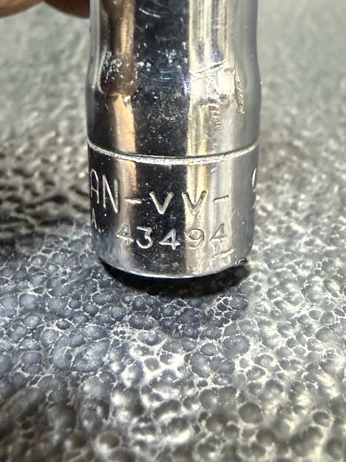 Vtg 9/32″ Craftsman VV-Series Part 43494 – 1/4″ Drive 6-Point Socket USA Made