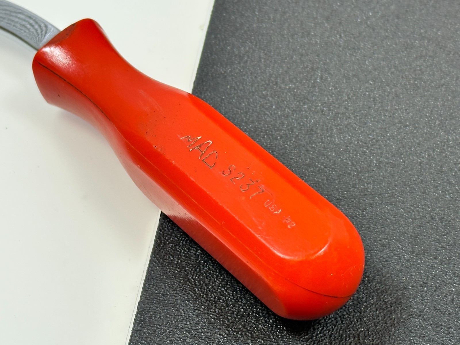 MAC Tools USA S237 7/16″ SAE Half-Moon Single Obstruction Wrench Red Hard Handle