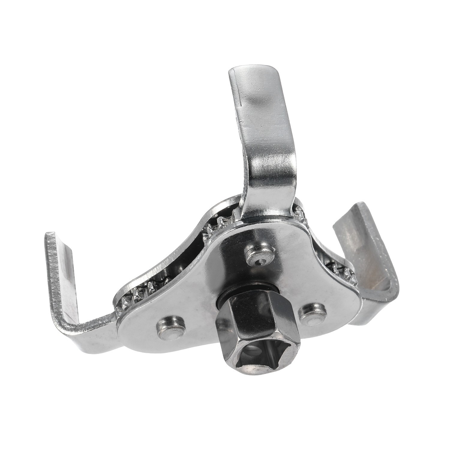 2-Way Oil Filter Wrench Auto Adjustable Universal 3-Jaw Remover Socket Car Truck