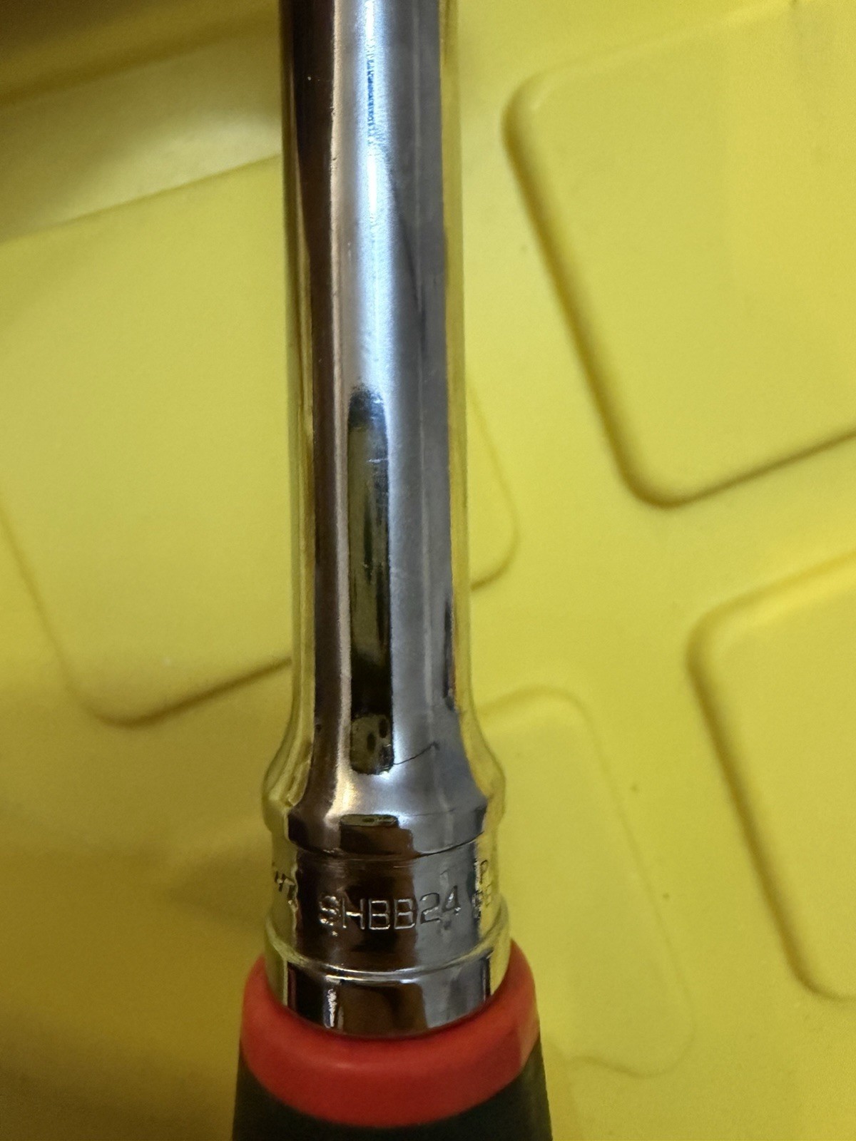 Snap-on SHBB24 1/2″ Drive 24″ Soft Grip Breaker Bar Tool Made in USA Genuine