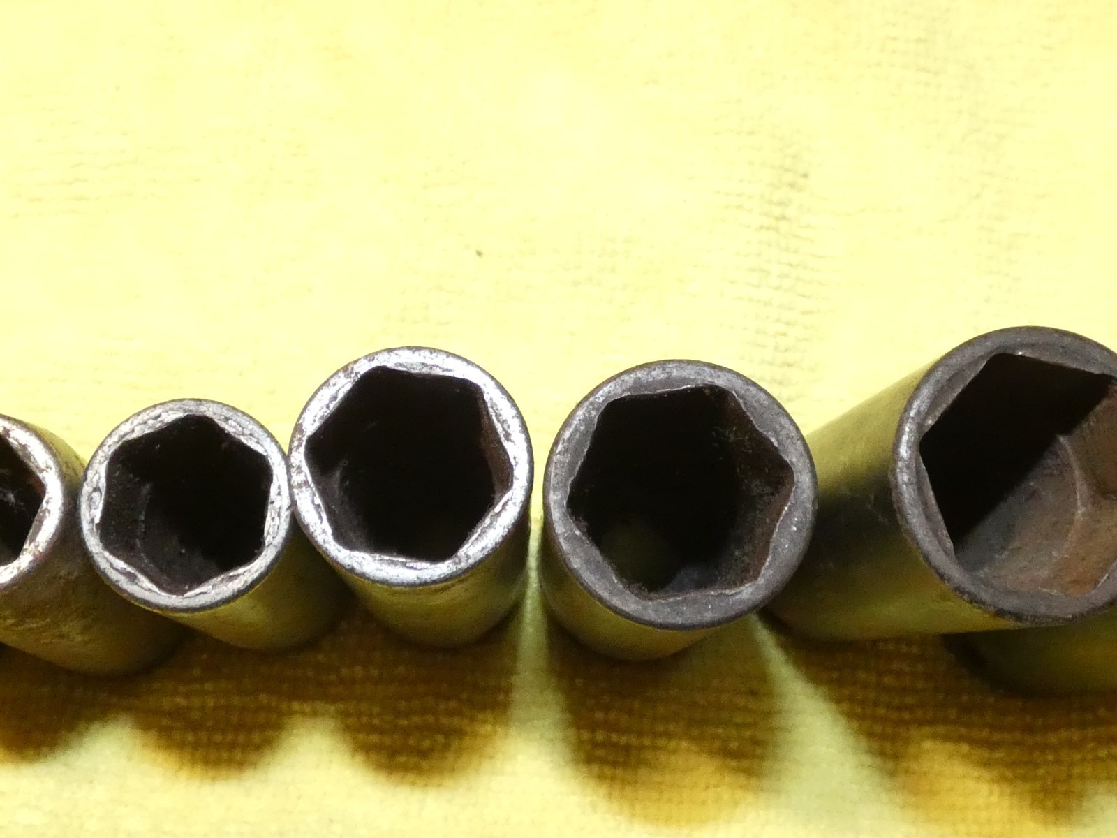 7 Snap-On SIMF120-SIMF240 3/8″-3/4″ 3/8″ Drive 6 Point Impact Deep Socket Set #B