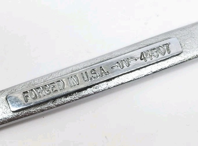 Vintage Craftsman 13mm x 15mm Double Open End Wrench No. -VV- 44507 USA