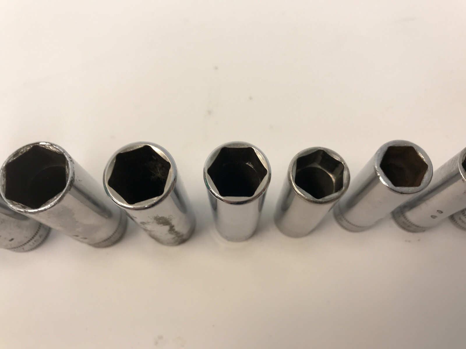 Snap On 11Pc Metric 3/8 Drive 6pt Deep Socket Set 9MM – 19MM SFSM