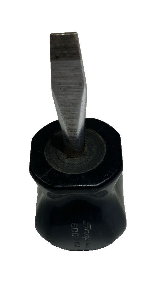 Snap-on Flat Tip Stubby Screwdriver SDD1 1/4″ Hard Grip USA Vintage